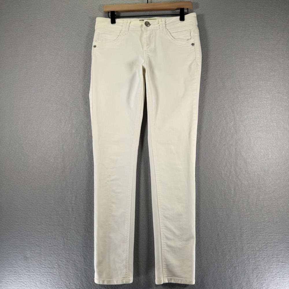 Democracy Liberty Skinny Jeans Womens 6 White Comfort Classic‎ Outdoor Preppy